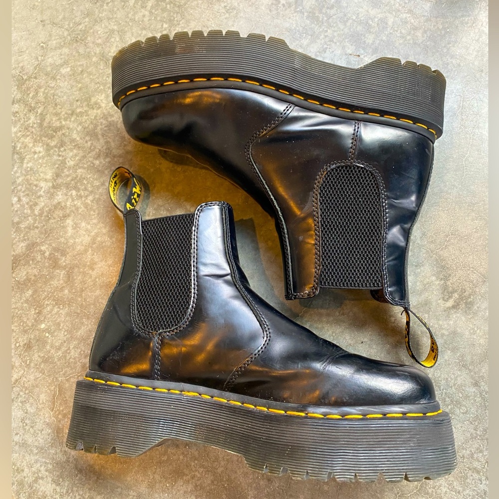Dr. Martens platform Chelsea boots